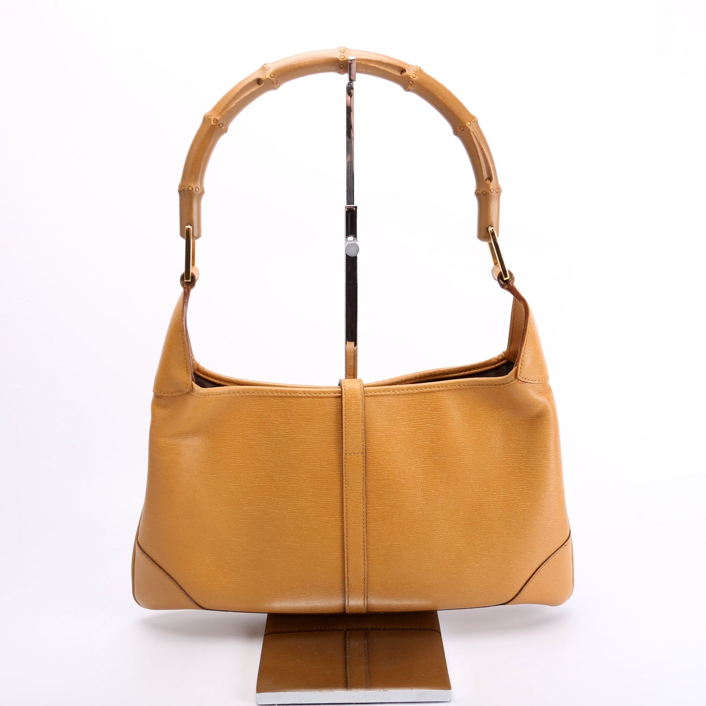 Gucci 001- Bamboo Jackie Mustard Handbag