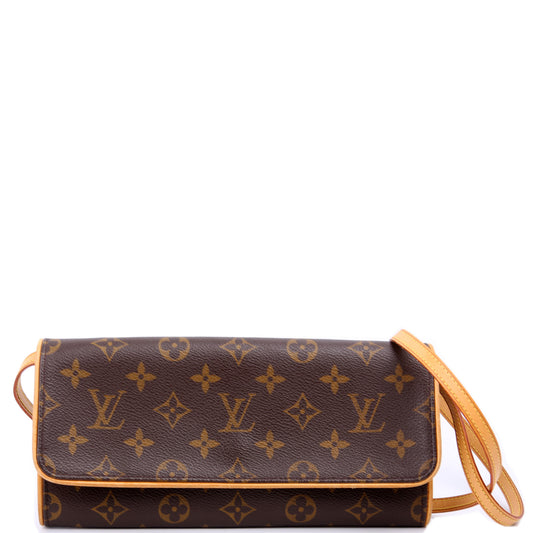 Louis Vuitton Pochette Twin GM Monogram Clutch Bag Monogram 34