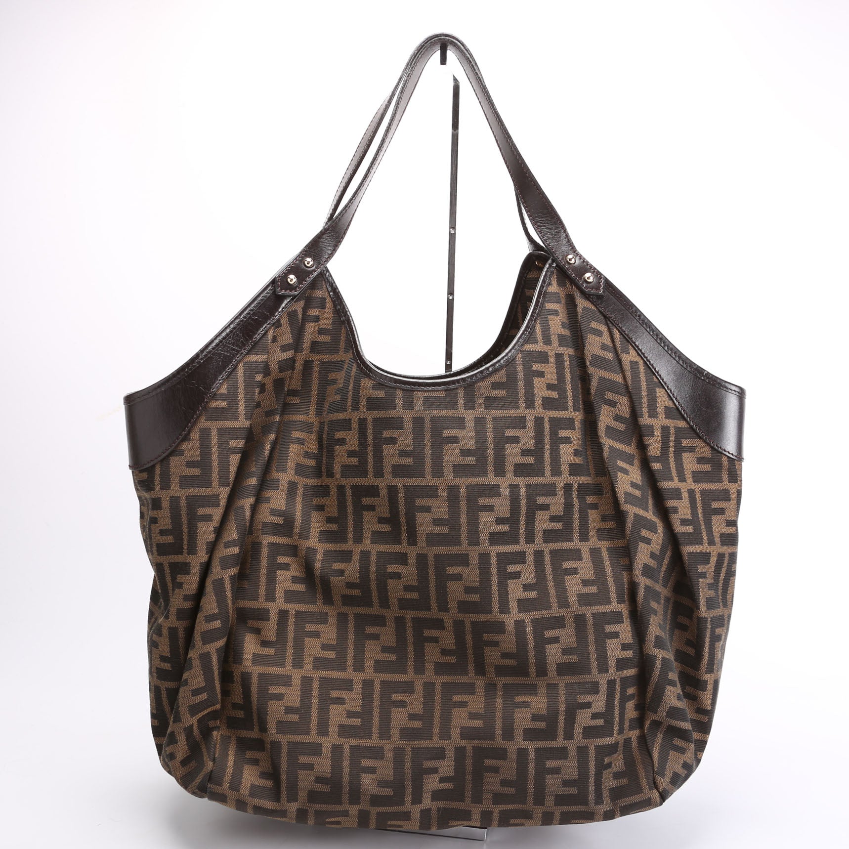 Fendi 8Br635 Ff Zucca Chef Tote Bag Large