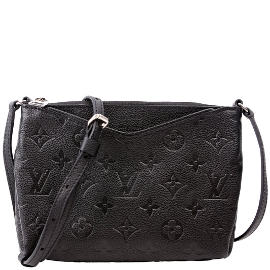 Louis Vuitton Pallas Uniformes Empreinte Black Clutch Bag