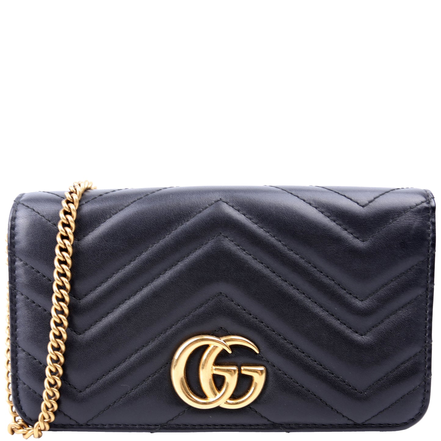 Gucci GG Marmont Black Mini Travel Bag Black 1