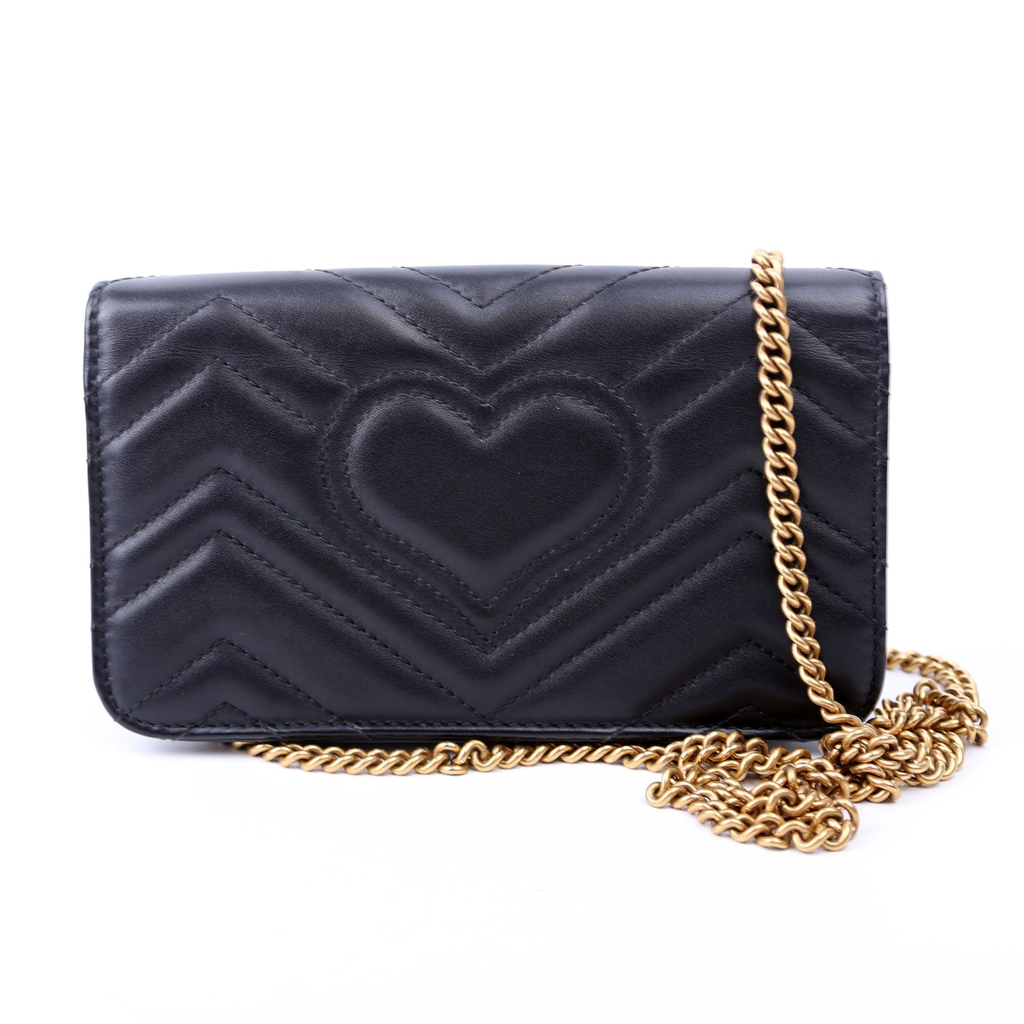 Gucci GG Marmont Black Mini Travel Bag Black 1