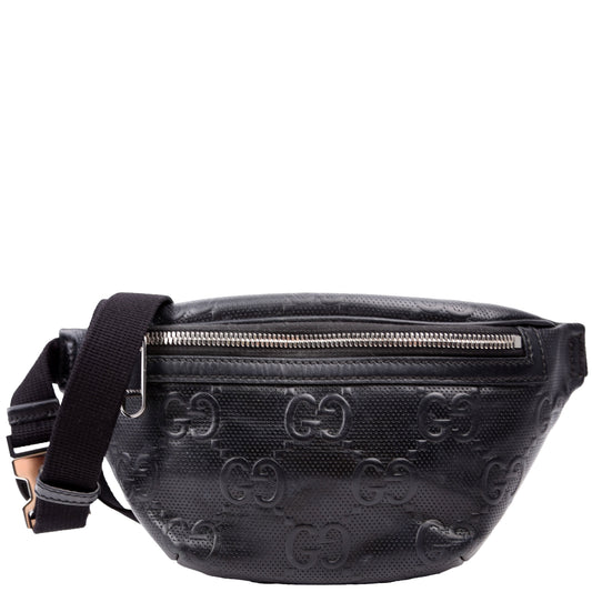 Gucci GG Embossed Black Belt Black 4