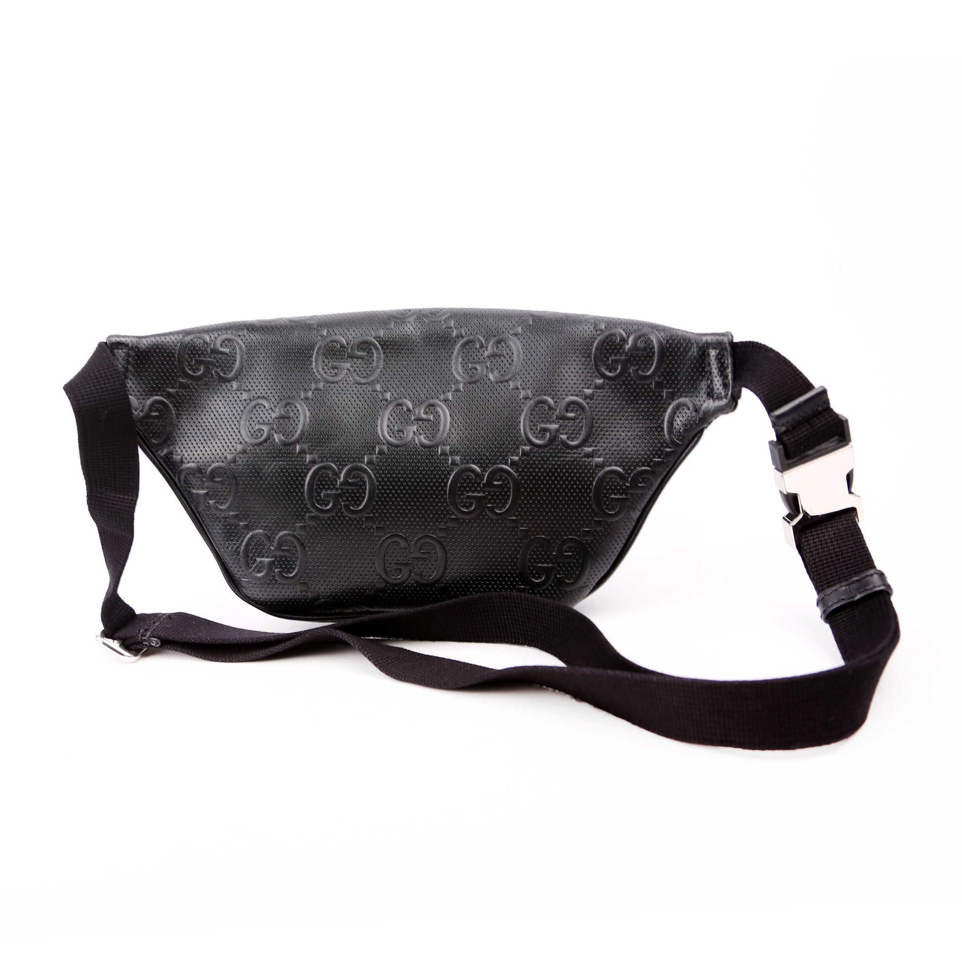 Gucci GG Embossed Black Belt Black 4
