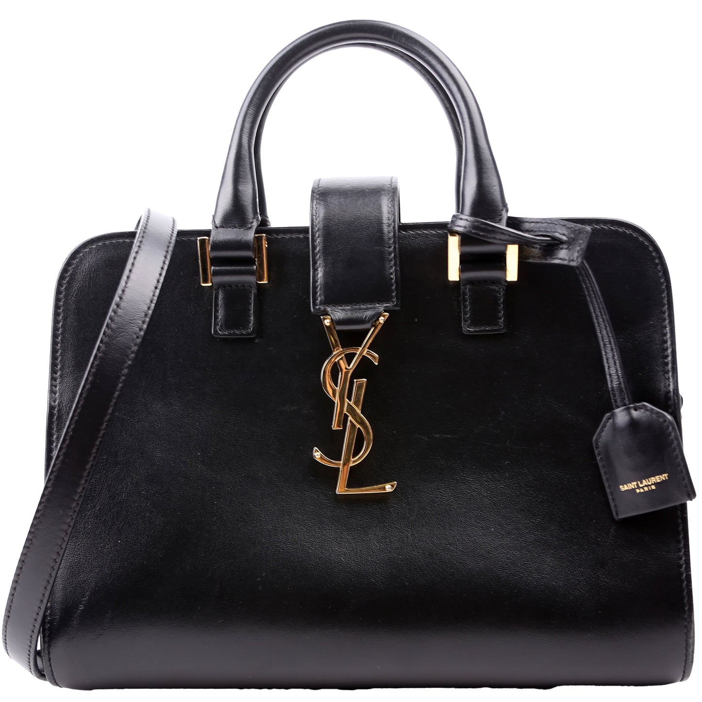 YSL Saint Laurent Saint Laurent Cabas Baby Bag Monogram Black Travel Bag