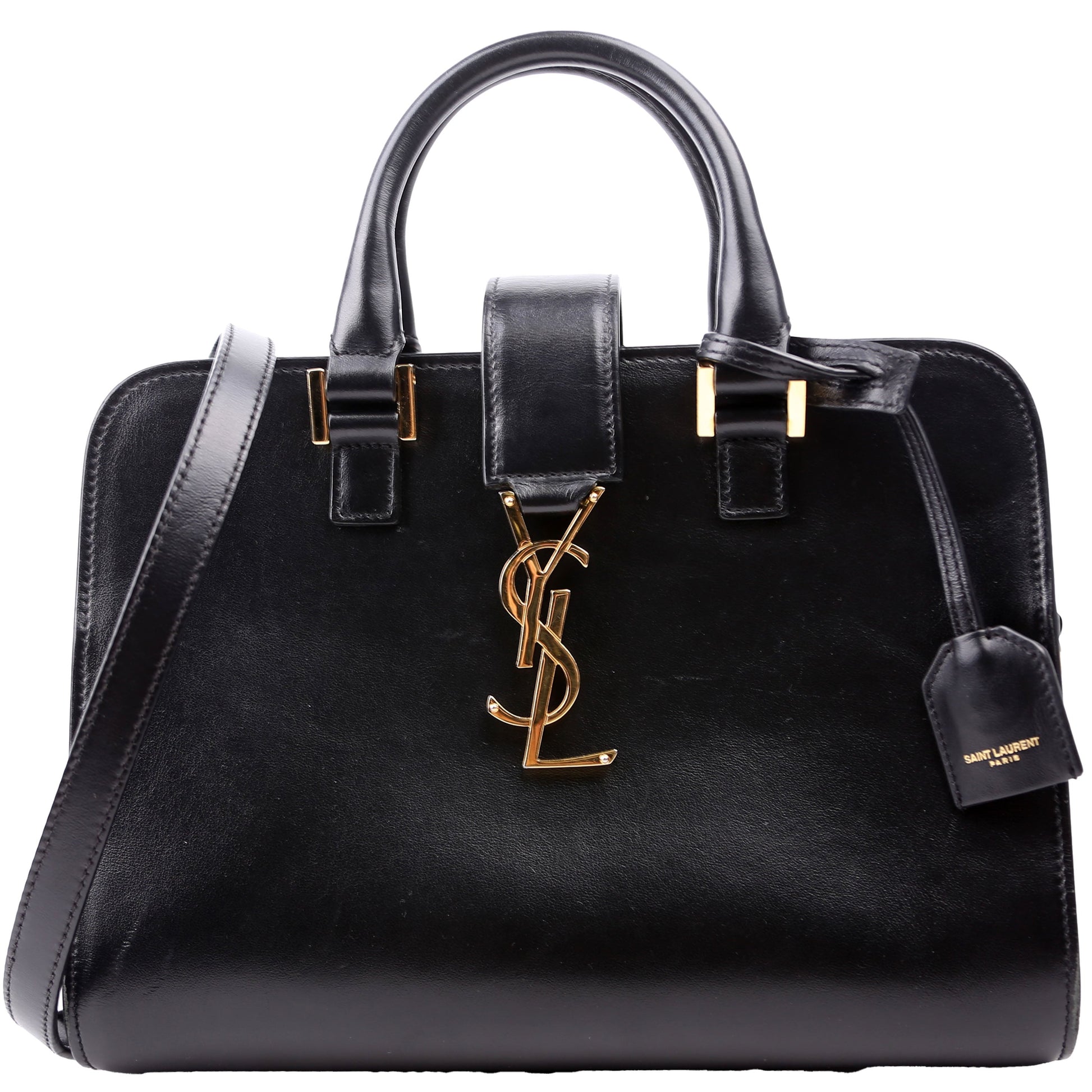 YSL Saint Laurent Saint Laurent Cabas Baby Bag Monogram Black Travel Bag