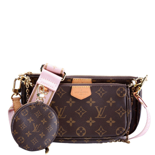 Louis Vuitton Multi Pochette Monogram Clutch Bag Monogram 28