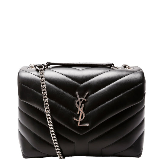 YSL Saint Laurent Loulou Satchel Bag Black Small Travel Bag