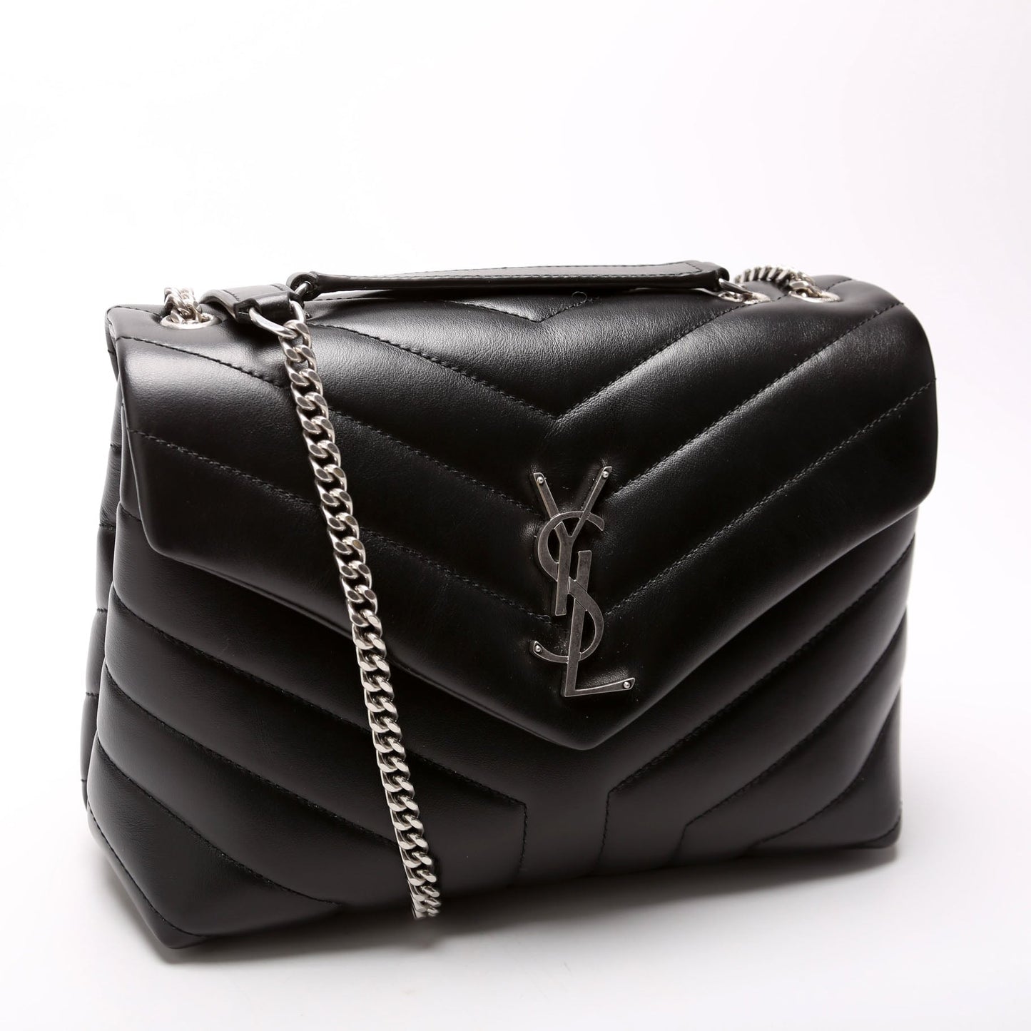 YSL Saint Laurent Loulou Satchel Bag Black Small Travel Bag