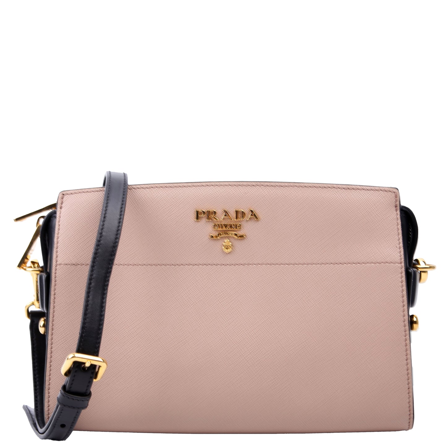 Prada Esplanade Crossbody Bag Black Tan