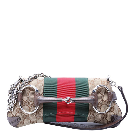 Gucci Maxi Horsebit Small Chain Travel Bag
