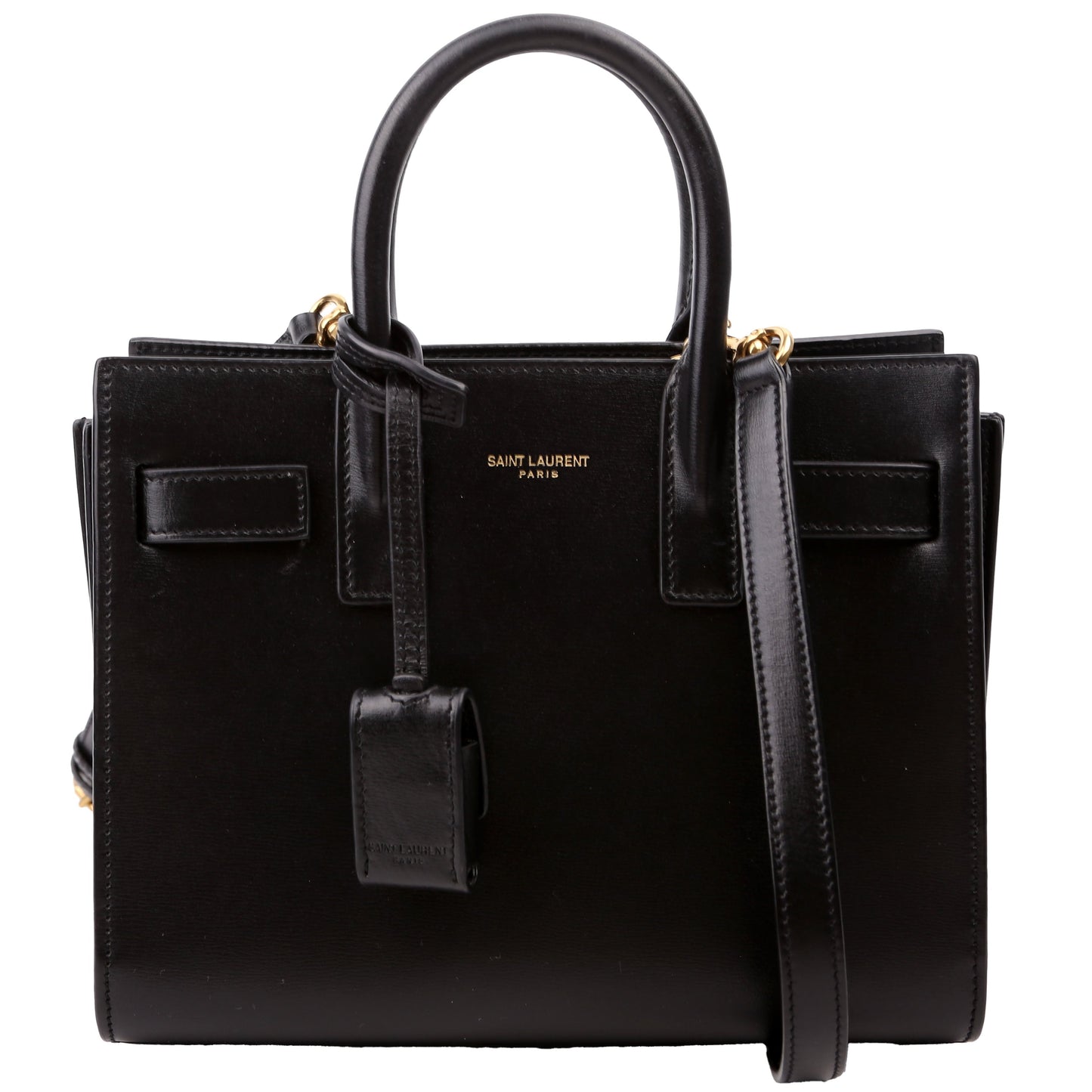 YSL Saint Laurent Saint Laurent Sac De Jour Bag Black Travel Bag