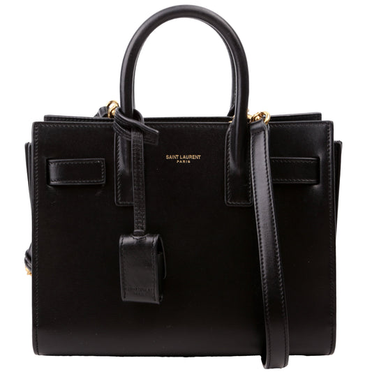 YSL Saint Laurent Saint Laurent Sac De Jour Bag Black Travel Bag