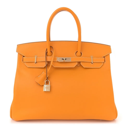 Hermes Epsom Candy Birkin Jaune Or Feu Handbag Travel Bag