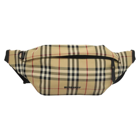Burberry Nova Check Shoulder Bag Canvas Beige Shoulder Bag 27