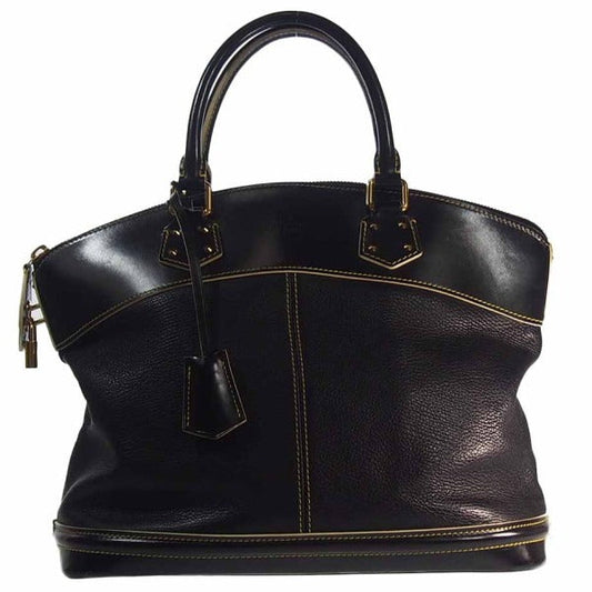 Louis Vuitton M91887 Noir LockitPM Suhari Leather Tote Bag