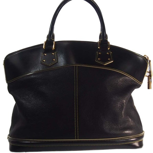 Louis Vuitton M91887 Noir LockitPM Suhari Leather Tote Bag