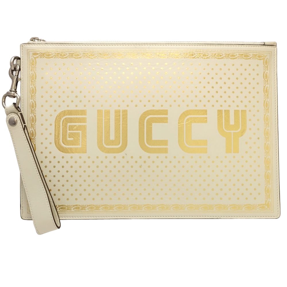 Gucci Clutch Bag Leather