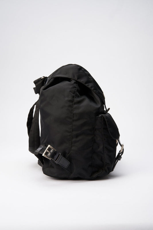 Prada Prada Black Nylon Backpack 1817