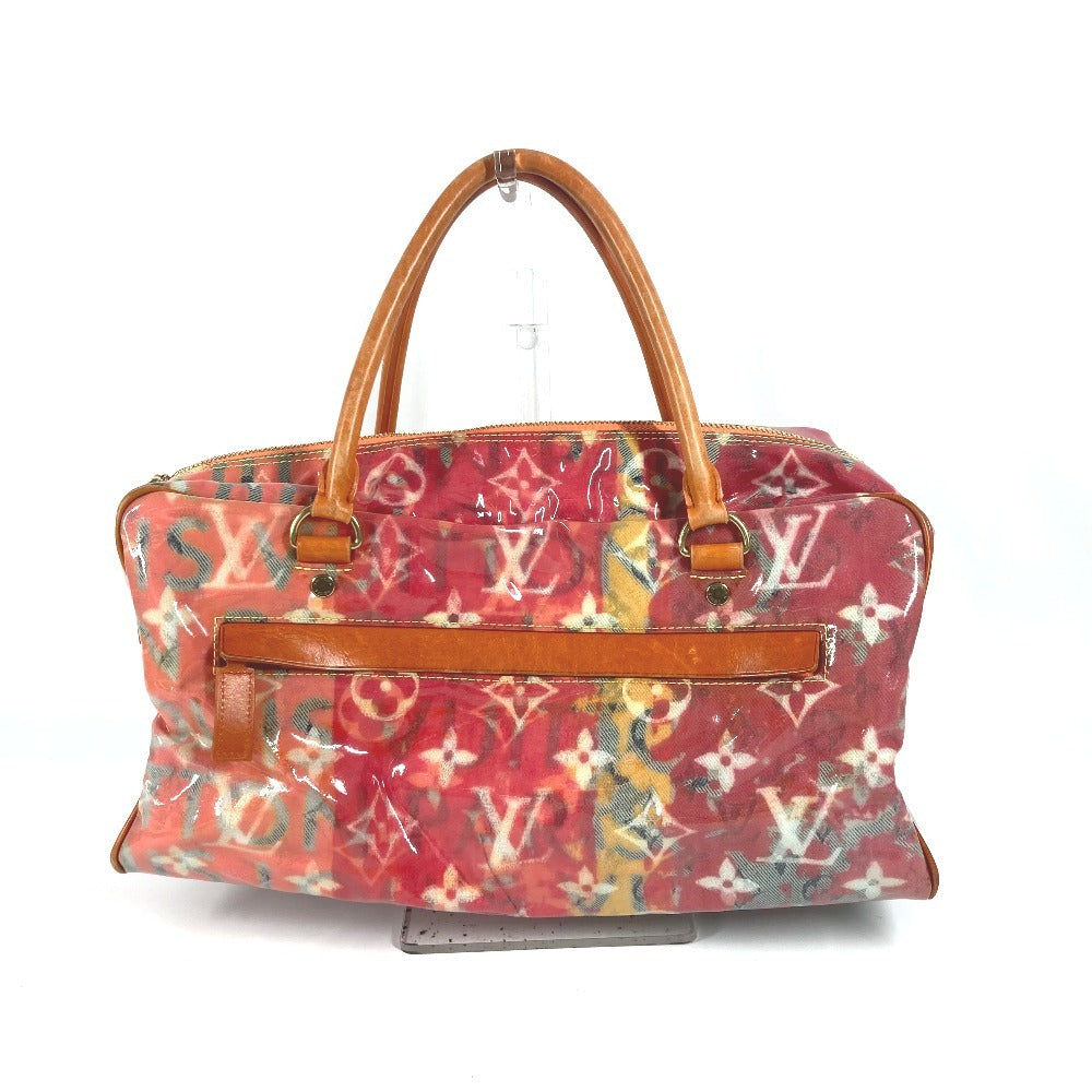 Louis Vuitton Boston Duffel M95734 Plastics pulp Monogram Leather Orange Travel Bag