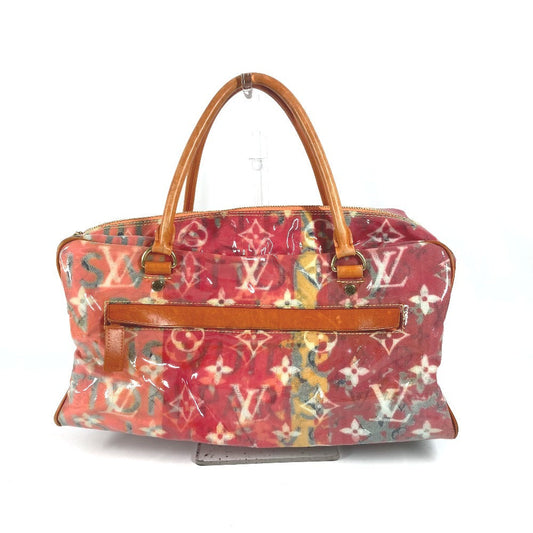Louis Vuitton Boston Duffel M95734 Plastics pulp Monogram Leather Orange Travel Bag