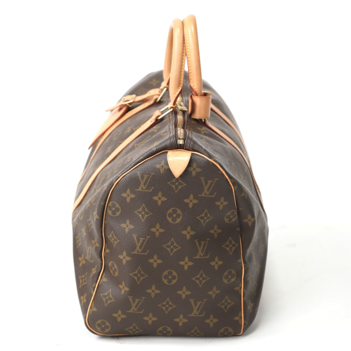 Louis Vuitton Boston Duffel M41428 Keepall 45 Monogram Canvas Brown Travel Bag 0