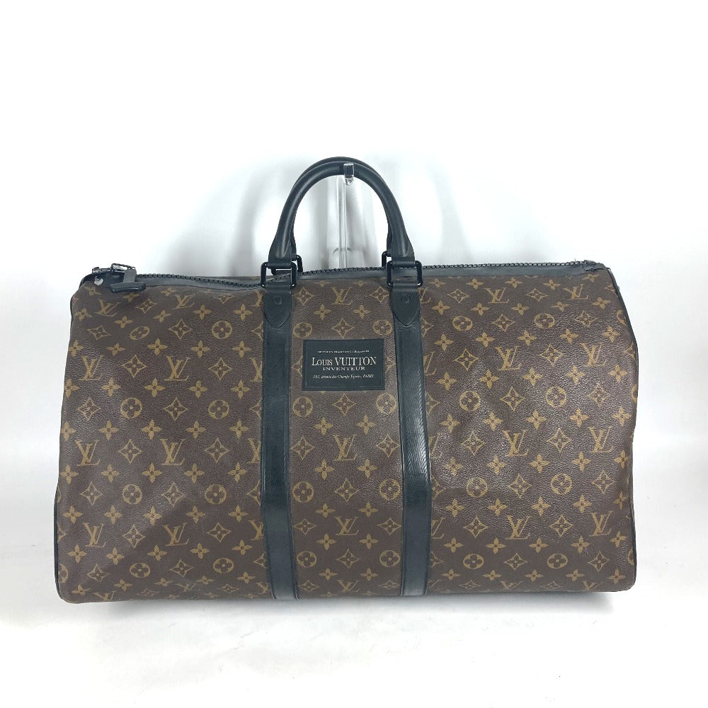 Louis Vuitton Boston Duffel M41411 watercolor Keepall Monogram Canvas Brown Travel Bag