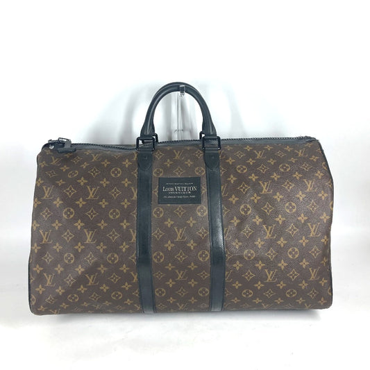 Louis Vuitton Boston Duffel M41411 watercolor Keepall Monogram Canvas Brown Travel Bag