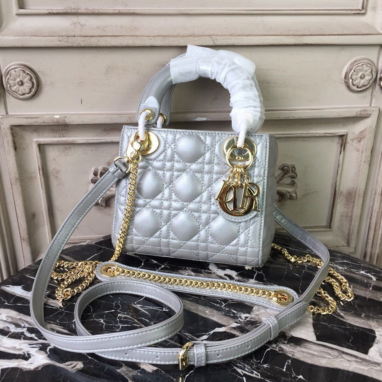 Lady SiTop Qualityer Toned Hardware Gold Mini Chain Mini Bag
