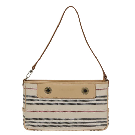 Burberry Nova Check Shoulder Bag Canvas Beige Shoulder Bag 83