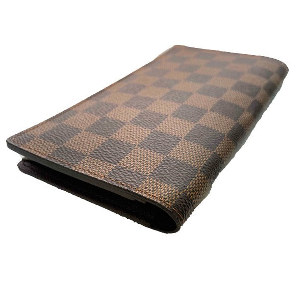 Louis Vuitton Bill Compartment N62228 Damier Portefeuille Canvas Brown Handbag