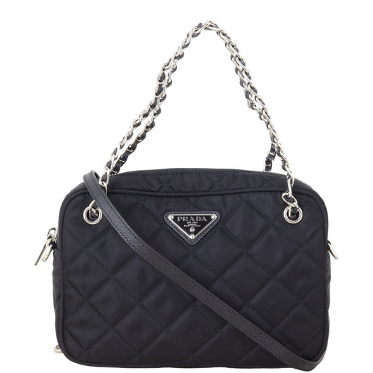 Prada Impuntu Tessuto Shoulder Bag