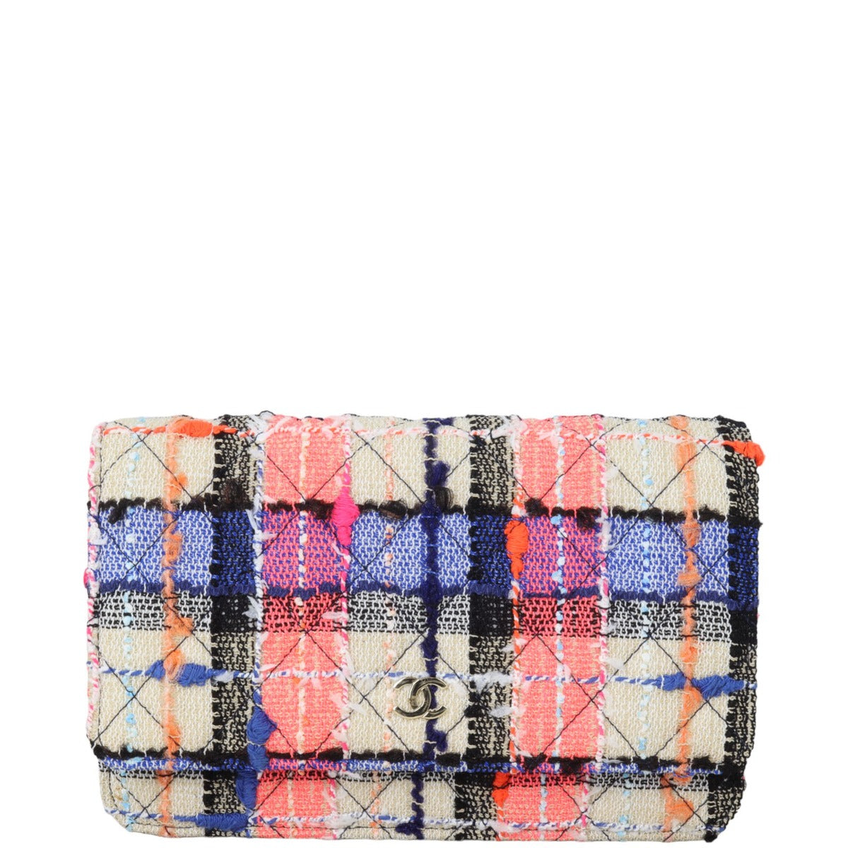 Chanel Classic Wallet on Tweed Handbag Chain