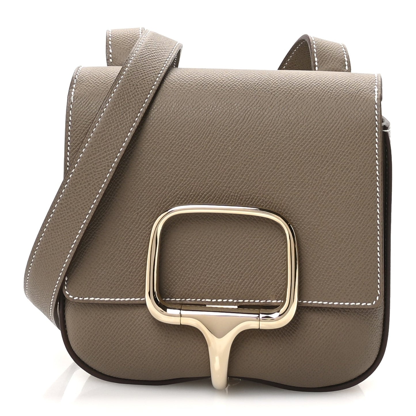 Hermes Epsom Della Cavalleria Etoupe Handbag Mini Travel Bag