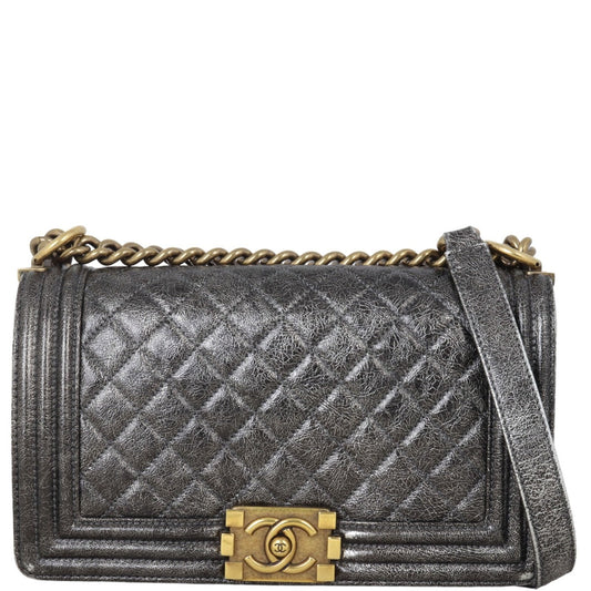 Chanel Boy Old Handbag Quilted Medium