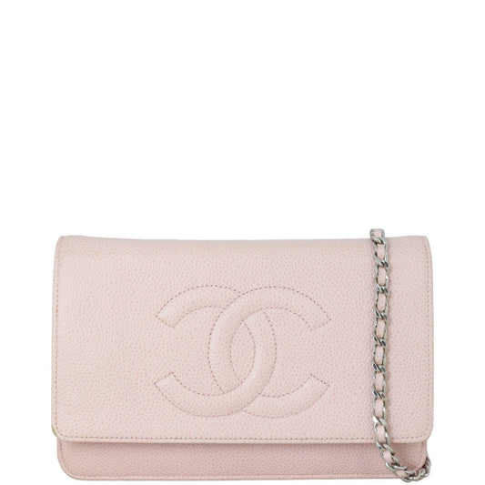 Chanel Timeless Wallet on Handbag Pink Mini Crossbody Bag