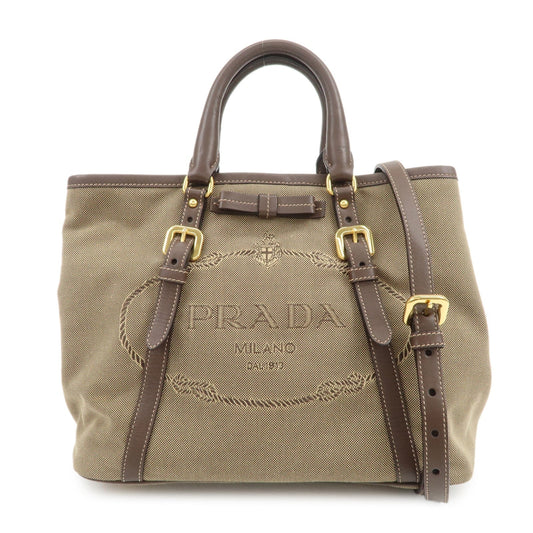Tote Bag Jaguard 2Way Shoulder Bag Leather Canvas
