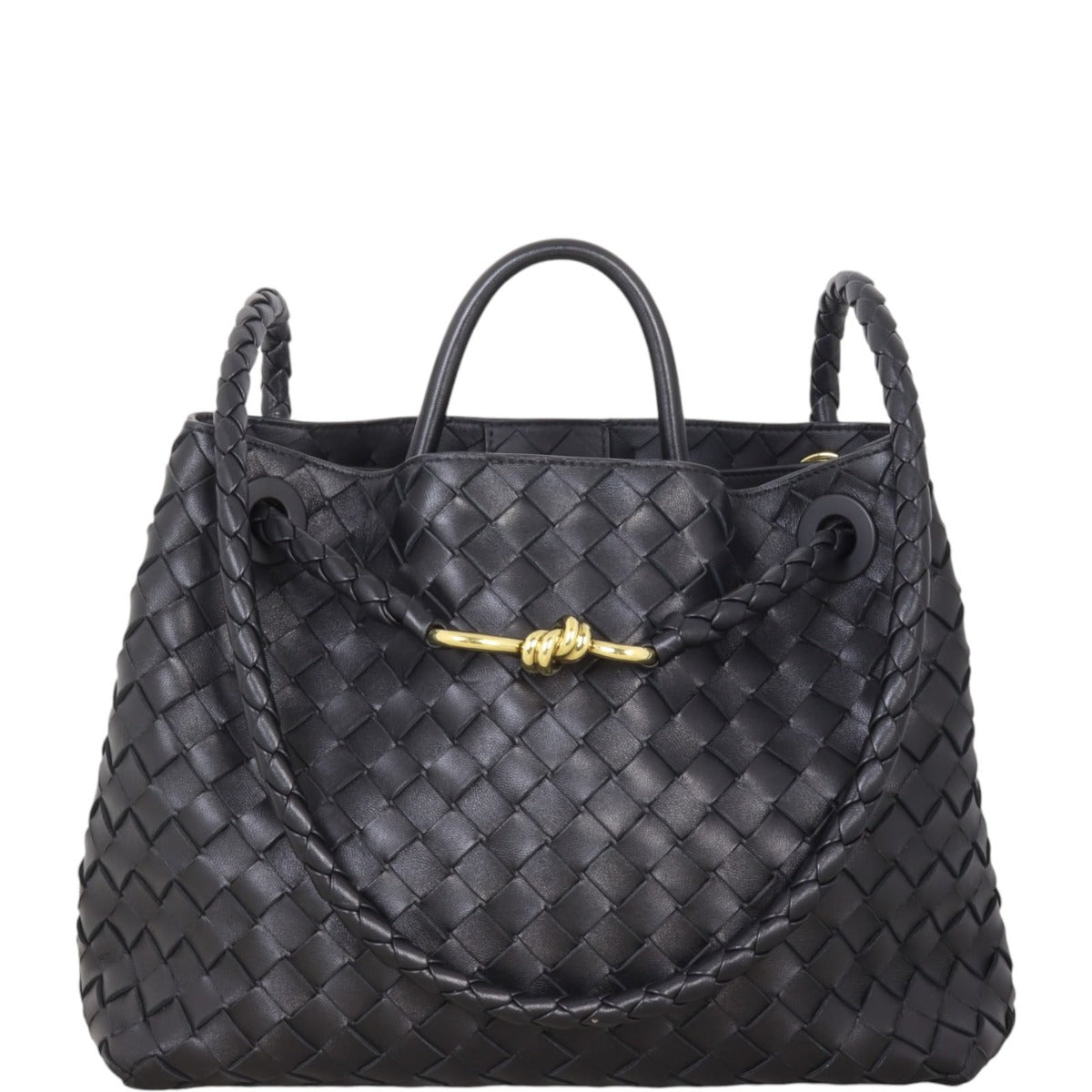 Bottega Veneta Intrecciato Andiamo Shoulder Bag Medium