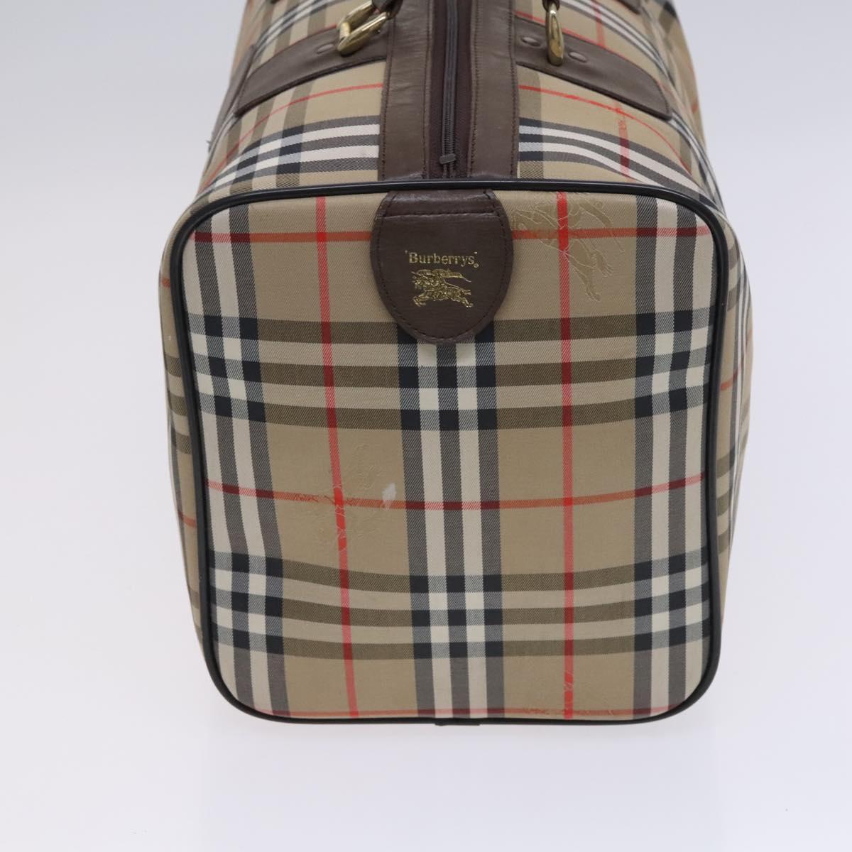 Burberry Nova Check Travel Bag Canvas Beige Travel Bag 11