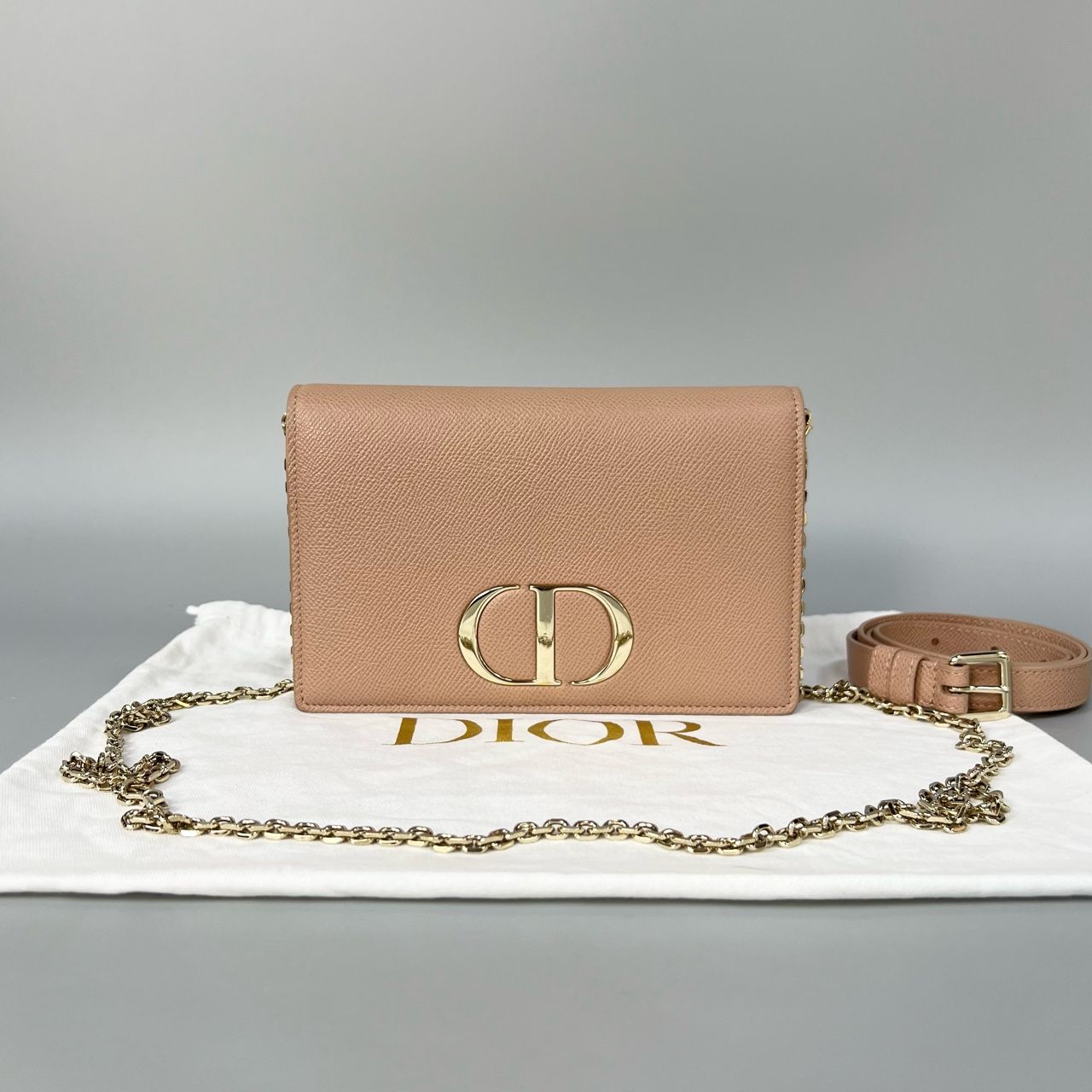 Dior Handbag bag 19×12.5×4cm Beige