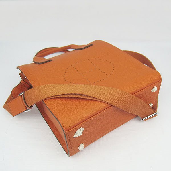 Hermes Luxury Toolbox Mens Orange Bag Travel Bag
