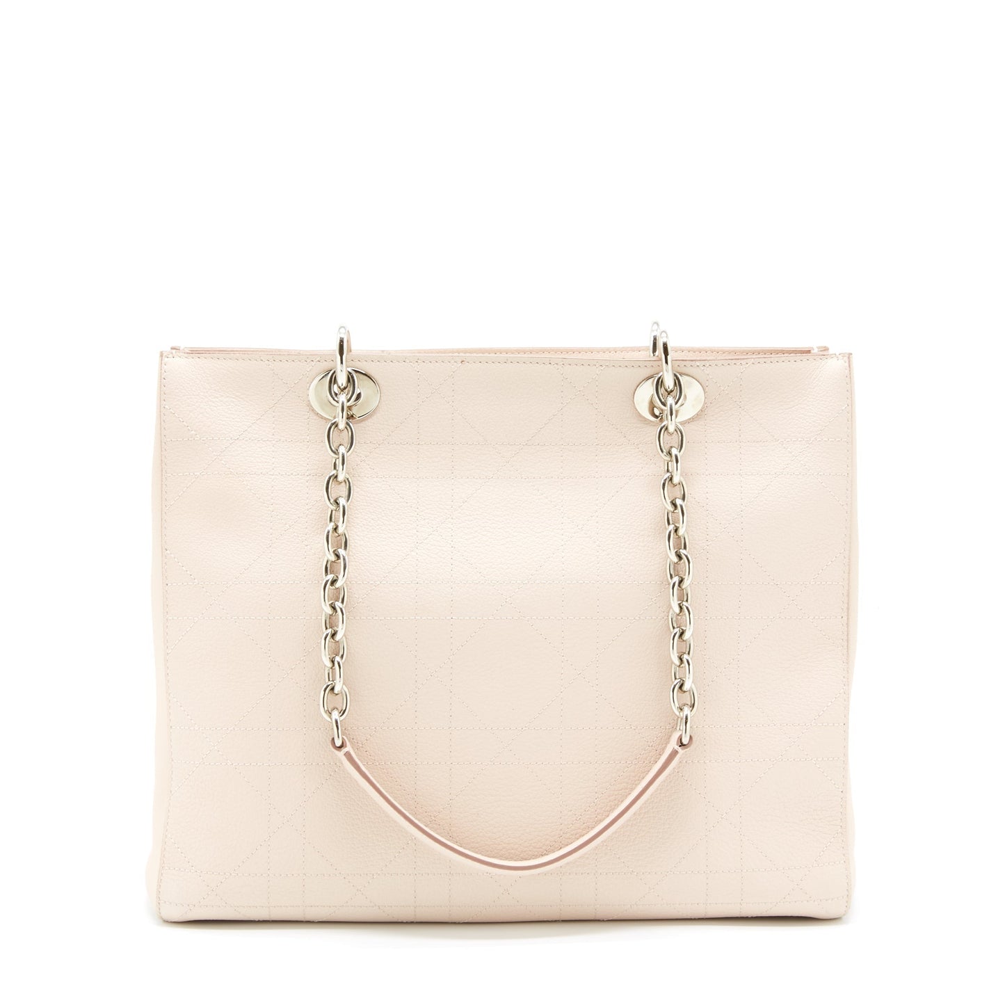 Dior Lady Tote Purse Calfskin Light Handbag Beige Tote Bag