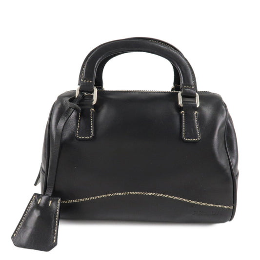 Bag Boston Bag Hand Bag d Leather Black Mini Mini Bag