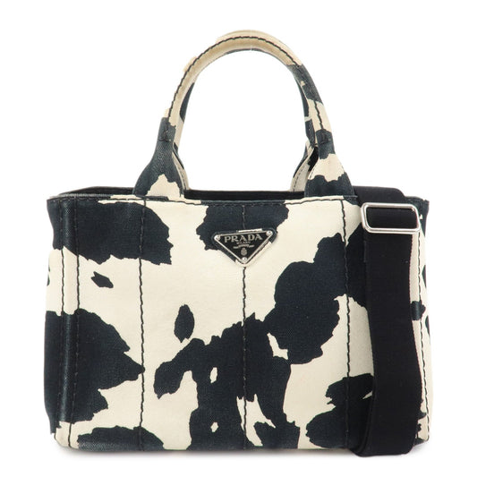 Bag Canapa 2Way Bag Hand Bag d Canvas Black White Mini Bag