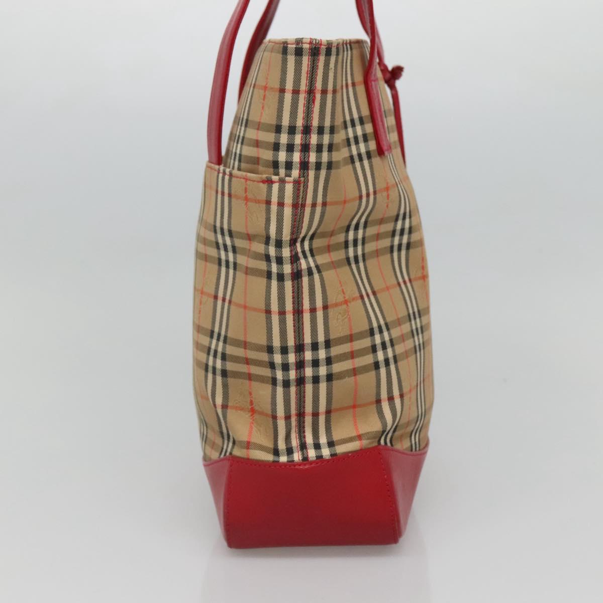 Burberry Nova Check Shoulder Bag Canvas Beige Shoulder Bag 80