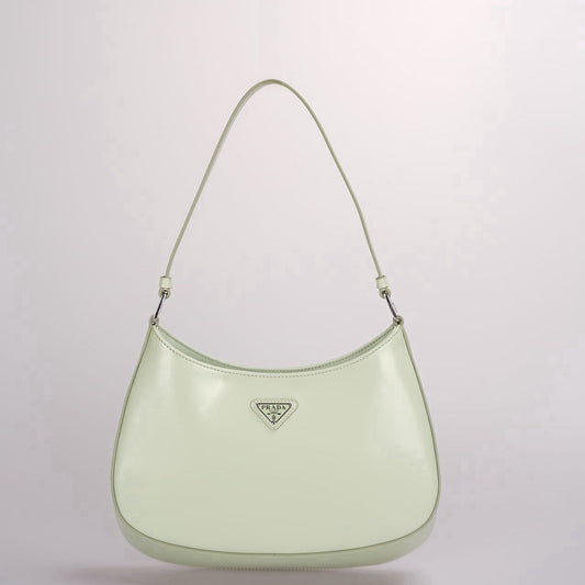 Prada Shoulder Bag Cleo Mint Smooth Leather Green
