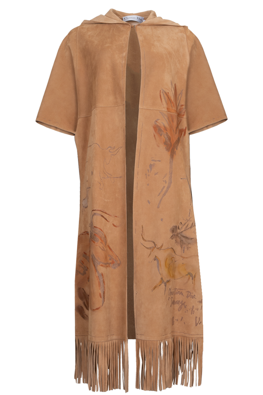 Dior Resort Coat Camel Leather Handbag