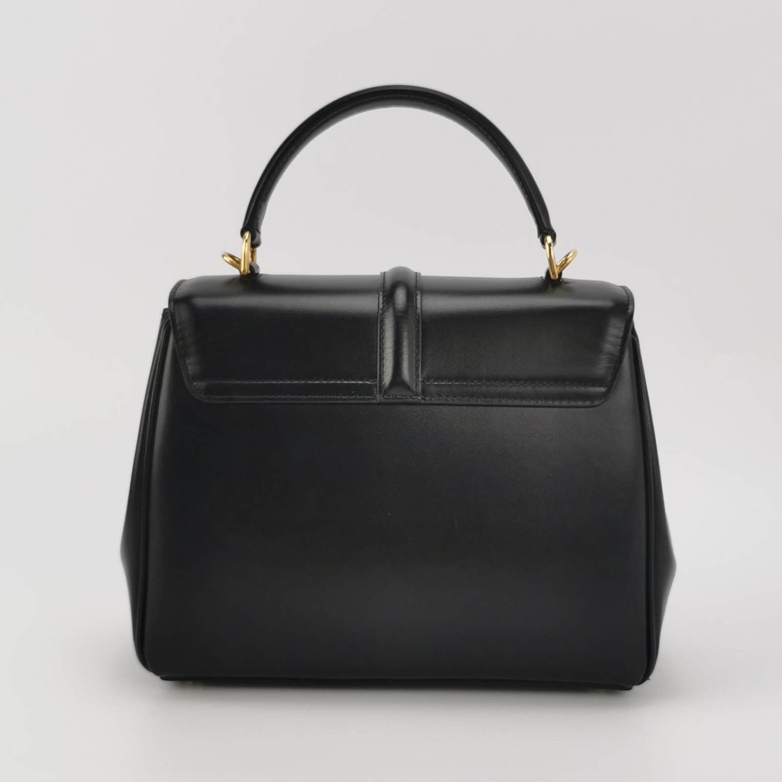 Celine Bag Smooth Calfskin Leather Black Travel Bag