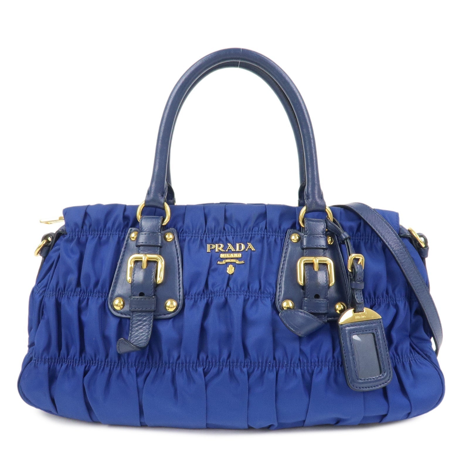 Shoulder Bag 2Way Bag Hand Bag BN Leather Nylon Logo
