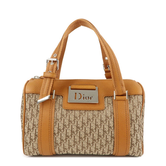 Dior Bag Christian Trotter Boston Bag Hand Bag d Leather Canvas Mini Mini Bag